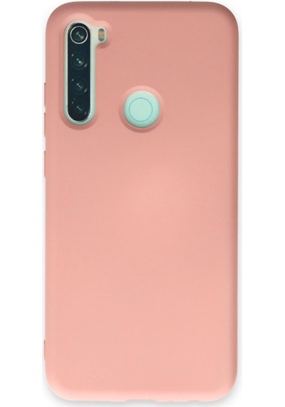 Xiaomi Redmi Note 8 Kılıf Nano İçi Kadife Silikon - Pudra Düz Renkli