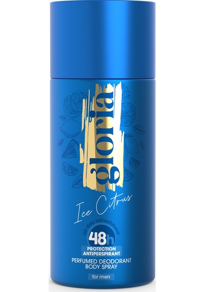 Gloria Perfume Ice Citrus Antiperspirant 48h Erkek Deodorant 150 Ml