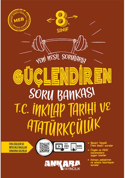 Yeni 8. Sınıf İnkılap Tarihi Ve Atatürkçülük Güçlendiren Soru Bankası
