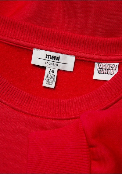 Mavi - Bugs Bunny Baskılı Kırmızı Sweatshirt 7s10071-70471 Kırmızı Mavi - Bugs Bunny Baskılı Kırmızı Sweatshirt 7s10071-70471 Kırmızı