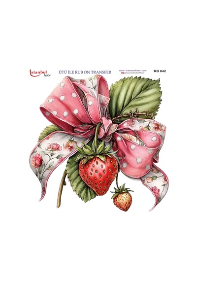 Ütü İle Rub On Transfer Kağıdı 30x30cm Rb-842