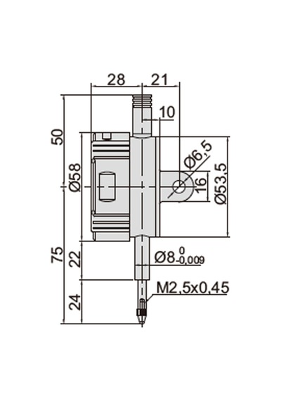INSIZE 2104-10 Dijital Komparatör (Gelişmiş Model)