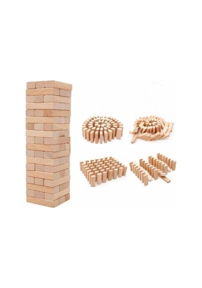 Ahşap Kule Oyunu Zeka Geliştirici Jenga Denge Oyunu
