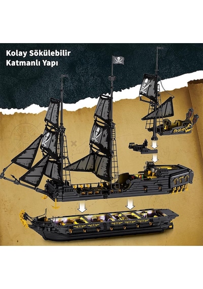 Reobrix The Black Pear 66036 A1 Brick Yapım Seti