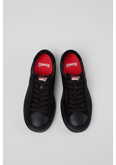 Camper Runner Four Deri Ve Nubuk Kadın Spor Ayakkabı K201855-006 Siyah