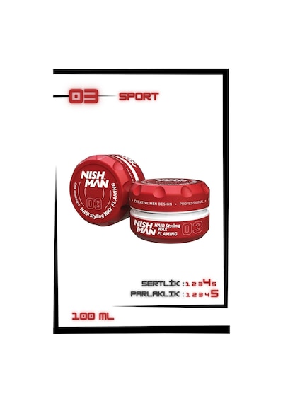 Saç Şekillendirici Wax 03 - Parlak Ve Güçlü Tutuş