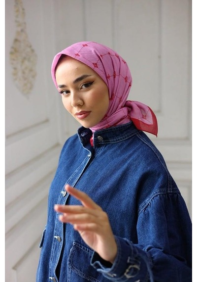 Silk Home Olinda Eşarp - Pembe Kırmızı - Pembe Kırmızı
