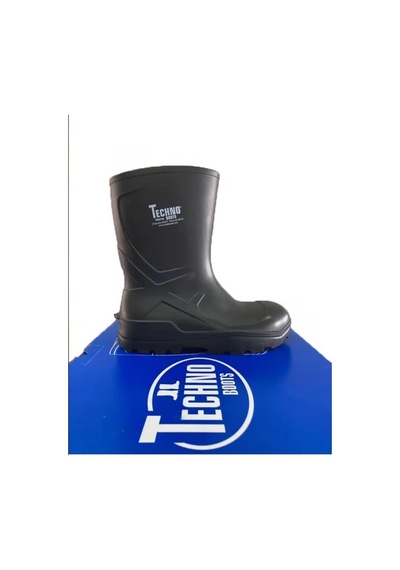 Technoboots O4 Koyu Yeşil 27 Cm. Tpu Poliüretan Kısa Çizme %100 Su Geçirmez Çelik Burunsuz
