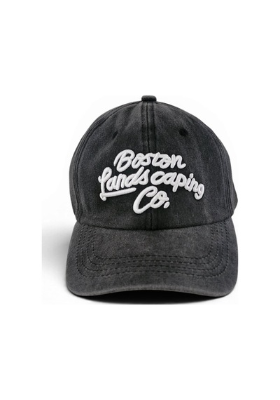 Hedea Unisex Vintage Eskitme Beyzbol Şapkası Boston Nakışlı Ayarlanabilir Siyah Pamuklu Cap Çok Renkli