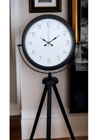 Pure Black Tripod Ayaklı Saat Çok Renkli