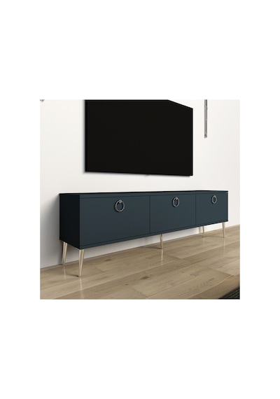 Maxi 150 Cm Tv Ünitesi, Tv Sehpası Antrasit - Gümüş Antrasit-gümüş