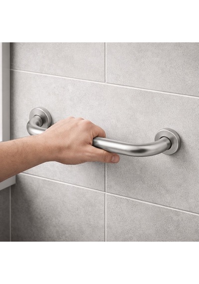 Aqua Bagno Basic Tutunma Barı 50 Cm Paslanmaz Çelik 32 Mm Banyo Engelli Tutamağı Krom