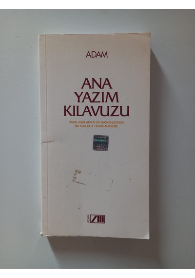 Ana Yazım Kılavuzu- Ürün 2.el Kitaptır