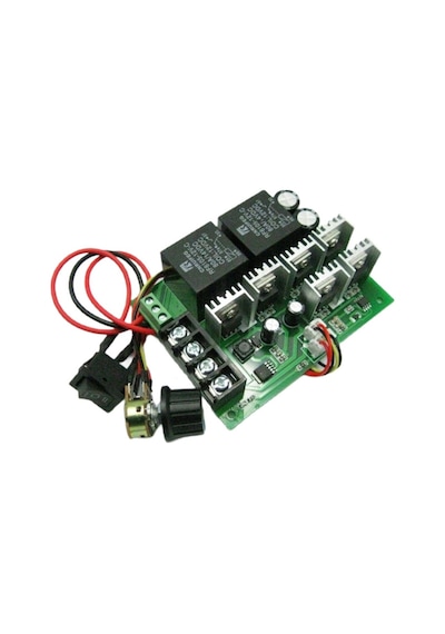 Amirelektronix-10V-55V 40A Pwm Fırçalı Dc Motor Sürücü (Cw Ccw Ters Haraket Anah