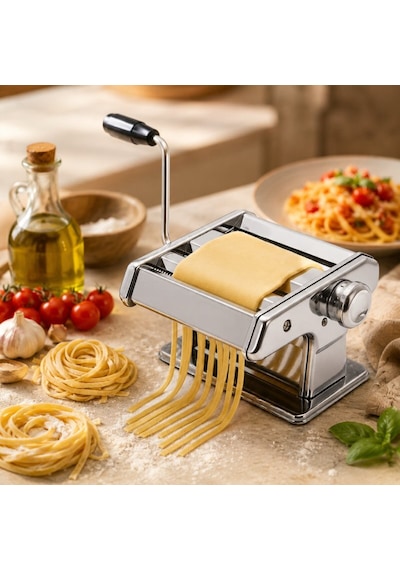 Epinox Grano 180 Makarna&erişte Makinesi 2mm+6mm Gr-180 Gümüş