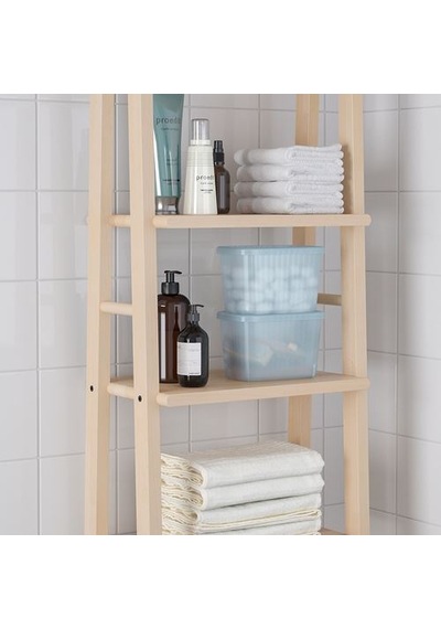 Ikea Rykta Kapaklı Kutu, Şeffaf Gri-mavi, 12x18x12 Cm/1.5 Lt