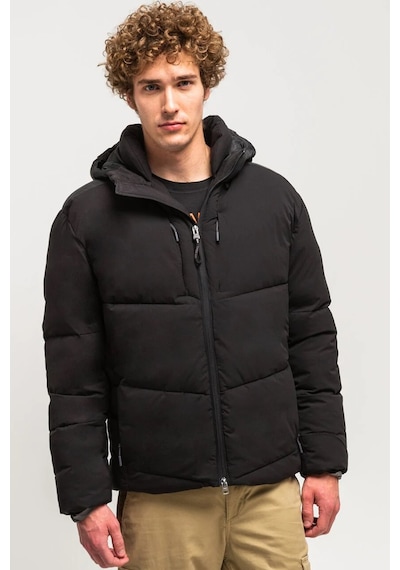 Timberland Neo Summit Hooded Men's Jacket Black Erkek Termal Kapüşonlu Spor Mont Siyah