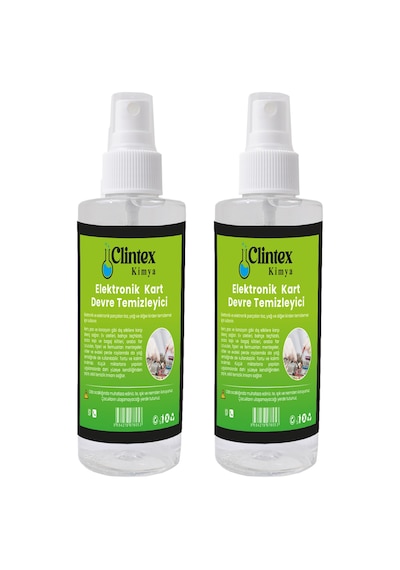 Clintex Kimya Elektronik Devre Kart Temizleyici Yağsız 2x200 Ml