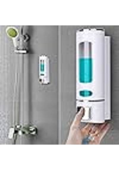 Vıvo Sıvı Sabunluk Plastik 400 Ml Duş Jeli Sabun Şişesi Hastane, Otel Banyo Mutfak 1 Adet V-052 Beyaz