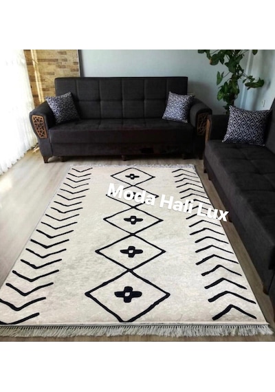 Hit Hit 2 Kaymaz Tabanlı Makinede Yıkanabilir Halı Kilim Yolluk