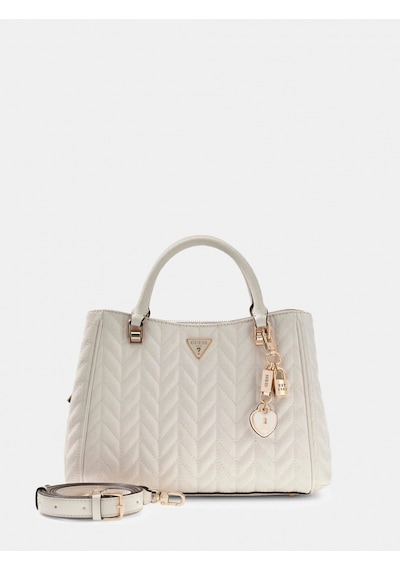 Guess Stacey Girlfriend Kadın Beyaz El Çantası Hwgg9741060-off