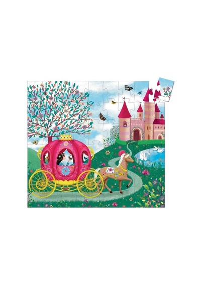 Djeco Elise'S Carriage Dekoratif Puzzle 54 Parça