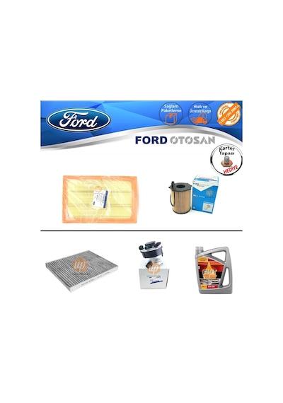 Ford Focus 2 Uyumlu 1.6 Tdci Dizel Filtre Bakım Seti 2005-2007