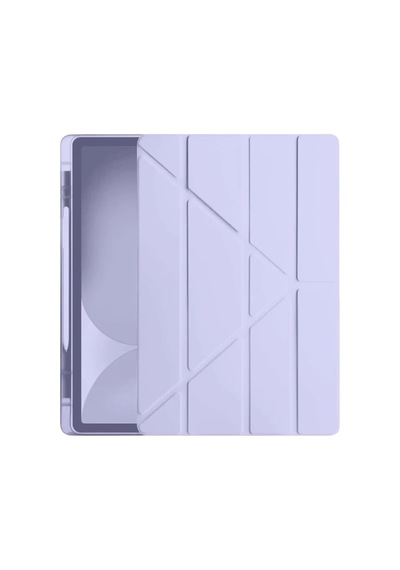 Apple İpad Pro 11 2024 Kılıf Kalemlikli Hugo Tablet Kılıfı - Lila Diğer