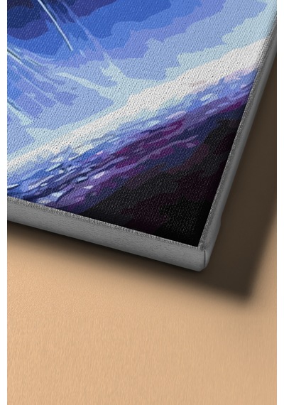 Webstyle Sayılarla Boyama Seti Kasnaklı Uzak Dünyalar 40 X 50 Cm
