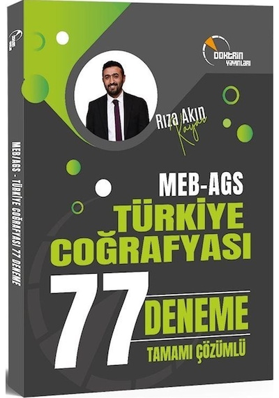 Meb Ags Türkiye Coğrafyası 77 Deneme Tamamı Çözümlü / Rıza A...