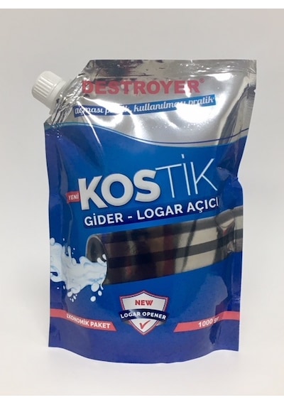 Gider ve Lavabo Açici Kostik 1Kg