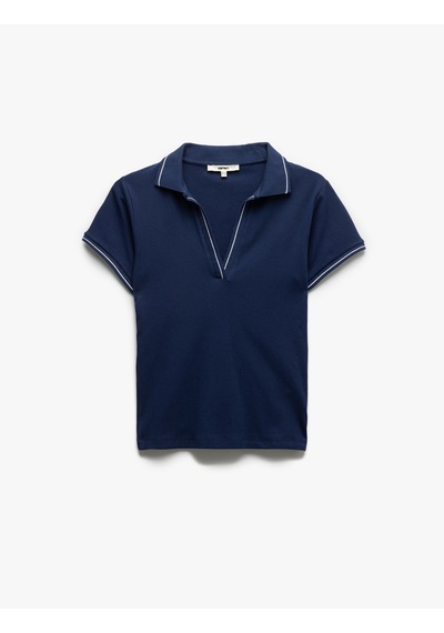Koton Pamuklu Slim Fit Çizgili Kısa Kollu Polo Yaka Tişört Lacivert 5sak50015ek Lacivert Koton Pamuklu Slim Fit Çizgili Kısa Kollu Polo Yaka Tişört Lacivert 5sak50015ek Lacivert