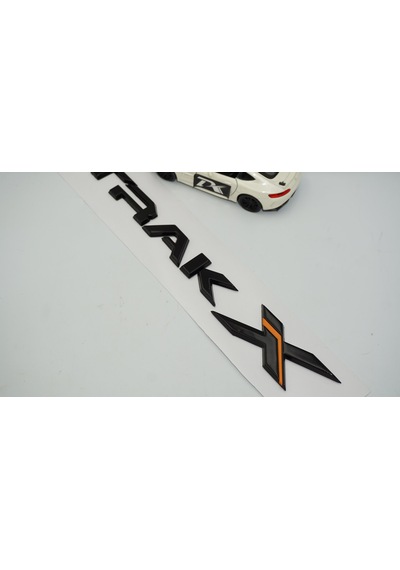 Dk Tuning Ranger Wildtrak X Bagaj Siyah Turuncu Yazı Logo Ford İle Uyumlu Bagaj Arma
