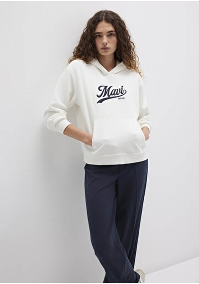 Mavi Ekru Kadın Sweatshirt M1s10420-80194 Ekru