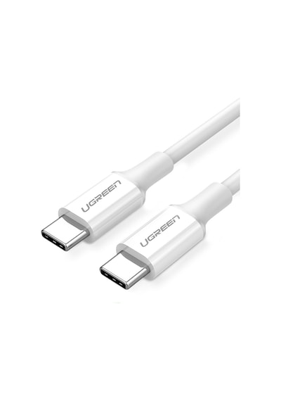 Ugreen Usb-c 60w 3a Qc Pd Hızlı Şarj Kablosu, 0.5 Metre, Beyaz, 60517 -