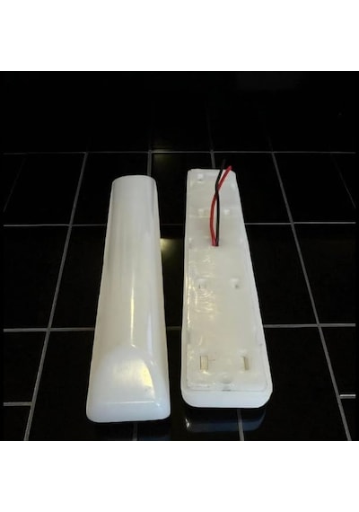 50&apos Li Paket 24v Tente Led Aydınlatma Armatür 20cm-düz Taban -beyaz Işık 6500k Açık Lacivert