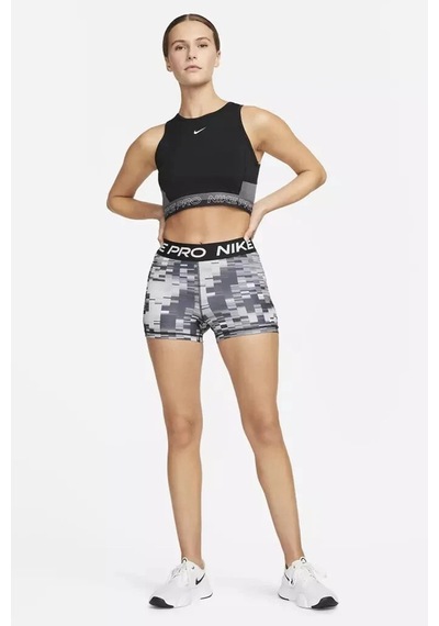 Nike Pro Dri Fit Cropped Training Womens Tank Top Kadın Antreman Atleti Siyah