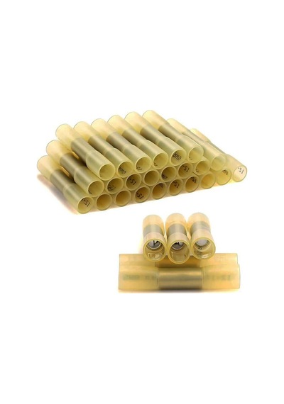Koodmax - 10 Adet - Bht-5.5 Isıyla Daralan Makaron 48a / 4-6mm² Su Geçirmez Konnektör - Sarı