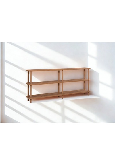Dublin Zenith Kitaplık Natural 180x35x75 Cm Atlantik Çam Dublin Zenith Kitaplık Natural 180x35x75 Cm Atlantik Çam