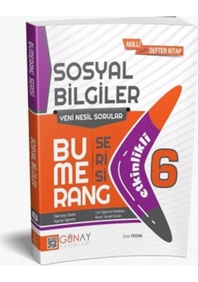 Günay 6.Sınıf Bumerang Etkinlikli Sosyal Bilgiler 2022
