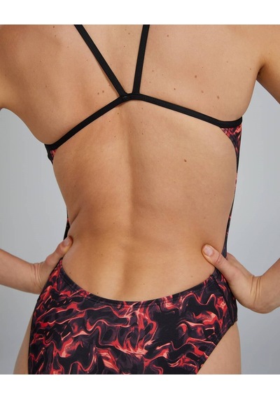 Tyr Durafast Elite Kadın Cutoutfit Mayo - Energia Kırmızı