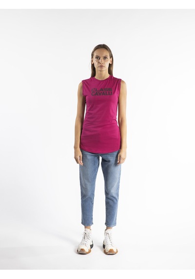 CAVALLI CLASS Kadın  T'shirt CLC7420 Pembe