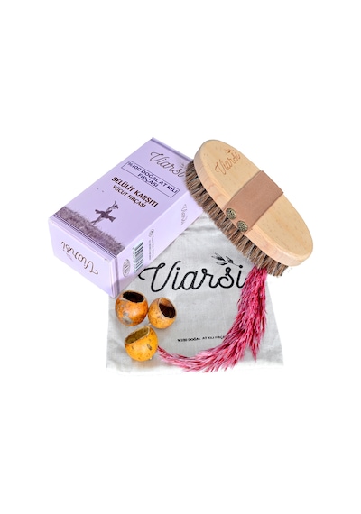 Viarsi Doğal At Kılı Selülit Fırçası