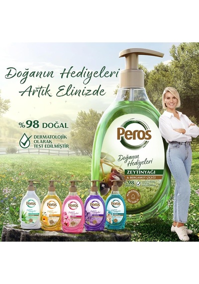 Doğanın Hediyeleri Amber & Gül Sıvı Sabun 3000 G