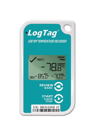 Logtag Trel30-16u Çok Kullanımlık Ultra Düşük Sıcaklık Kayıt Cihazı -90/+40 Usb