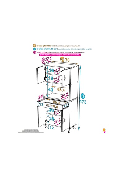 Eliusta Nordi 4 Kapak 2 Raflı Beyaz Dolap 70x173x32,5 Cm Çekmeceli Çok Amaçlı Banyo/mutfak Dolabı Beyaz Eliusta Nordi 4 Kapak 2 Raflı Beyaz Dolap 70x173x32,5 Cm Çekmeceli Çok Amaçlı Banyo/mutfak Dolabı Beyaz