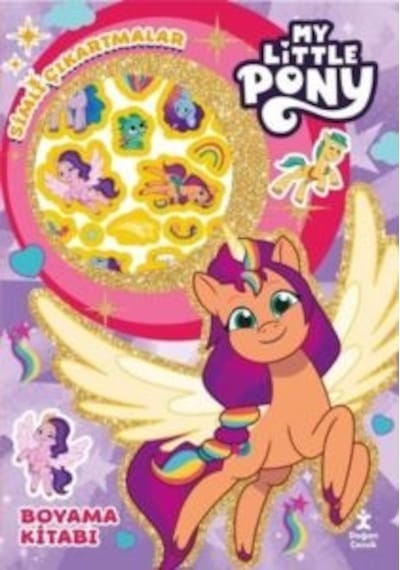 My Little Pony - Star Simli Çıkartmalı Boyama Kitabı Doğan Çocuk Ciltli