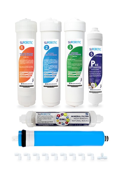 Kapalı Kasa Su Arıtma Cihazı Multimineral 6lı Filtre Seti Standar