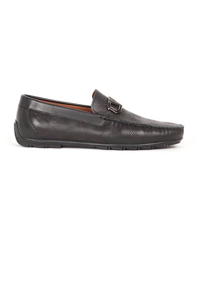 Marcomen Erkek Tokalı Casual Loafer Gerçek Deri 19389 Siyah