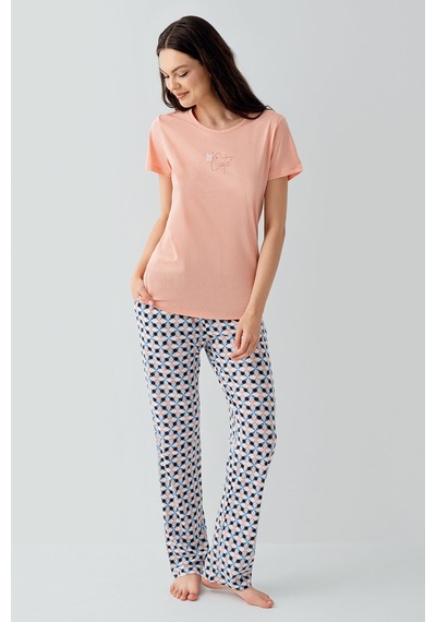Arnetta Kadın Turuncu Pijama Takım Turuncu